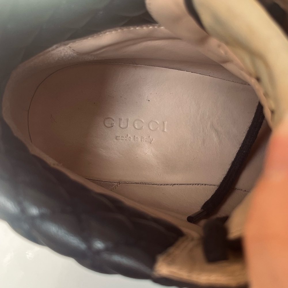 Gucci Apollo GG Supreme Samoa quilted combat boots - Picture 4 of 11